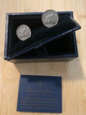 Vintage Brooks Brothers Coin Cufflinks